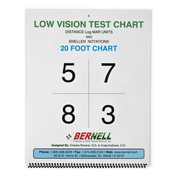 Low Vision Distance Acuity Chart
